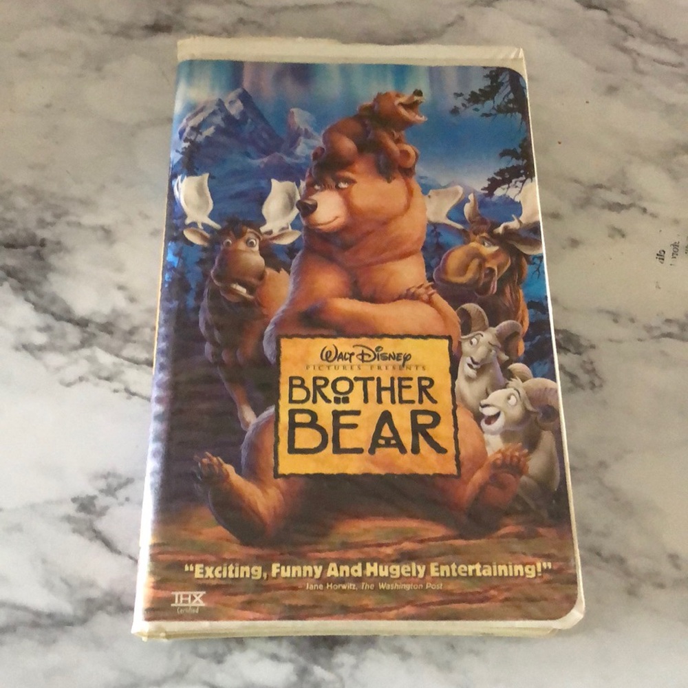 Walt Disney brother bear VHS Home Movie Tape